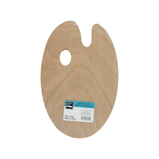 7.75" x 11.75" Wood Paint Palette by Artist's Loft®